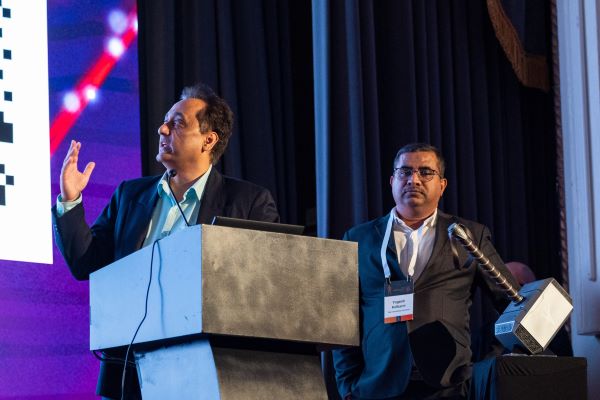 Yogesh Kulkarni and Vilas Sarangdhar present at the ACE 2025 Innovation Challenge